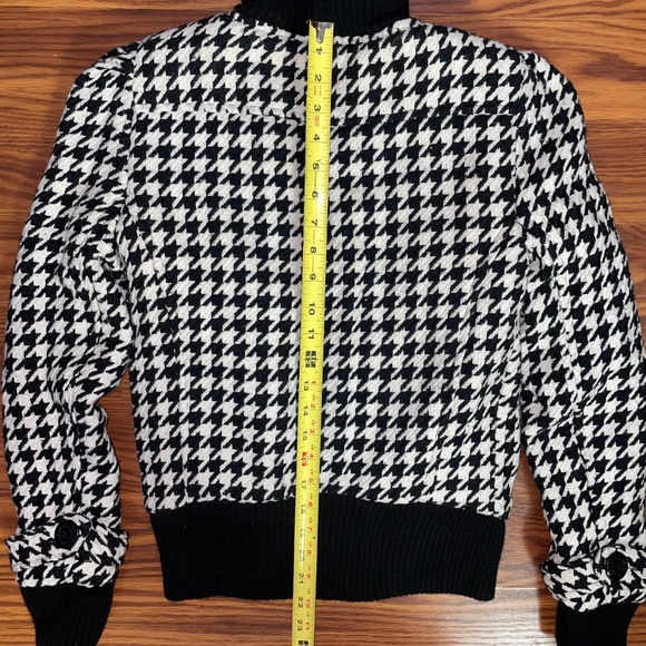 NWT Groggy Houndstooth Motorcycle Jacket - Picture 8 of 14